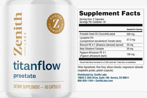 TitanFlow Prostate Support Supplement